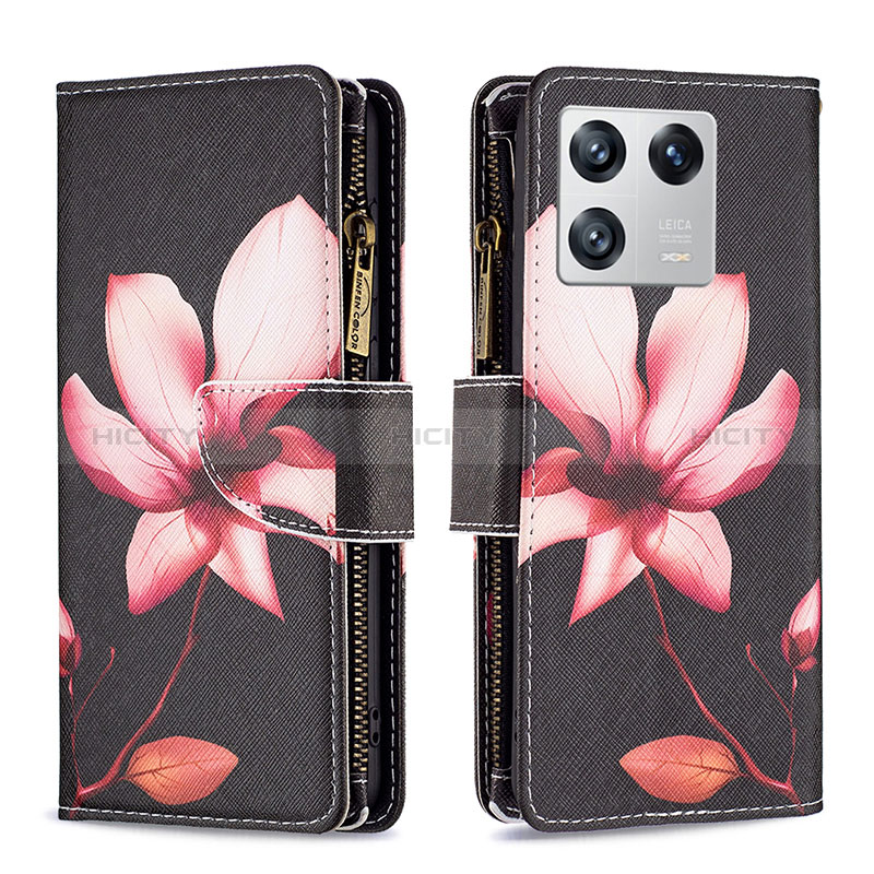 Funda de Cuero Cartera con Soporte Patron de Moda Carcasa B04F para Xiaomi Mi 13 Pro 5G