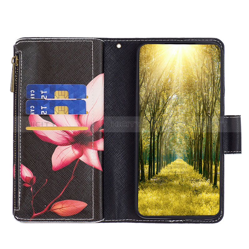 Funda de Cuero Cartera con Soporte Patron de Moda Carcasa B04F para Xiaomi Poco C50