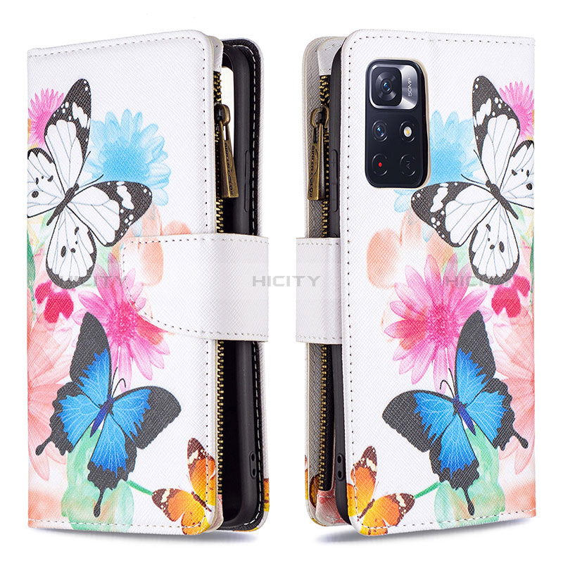 Funda de Cuero Cartera con Soporte Patron de Moda Carcasa B04F para Xiaomi Poco M4 Pro 5G Vistoso