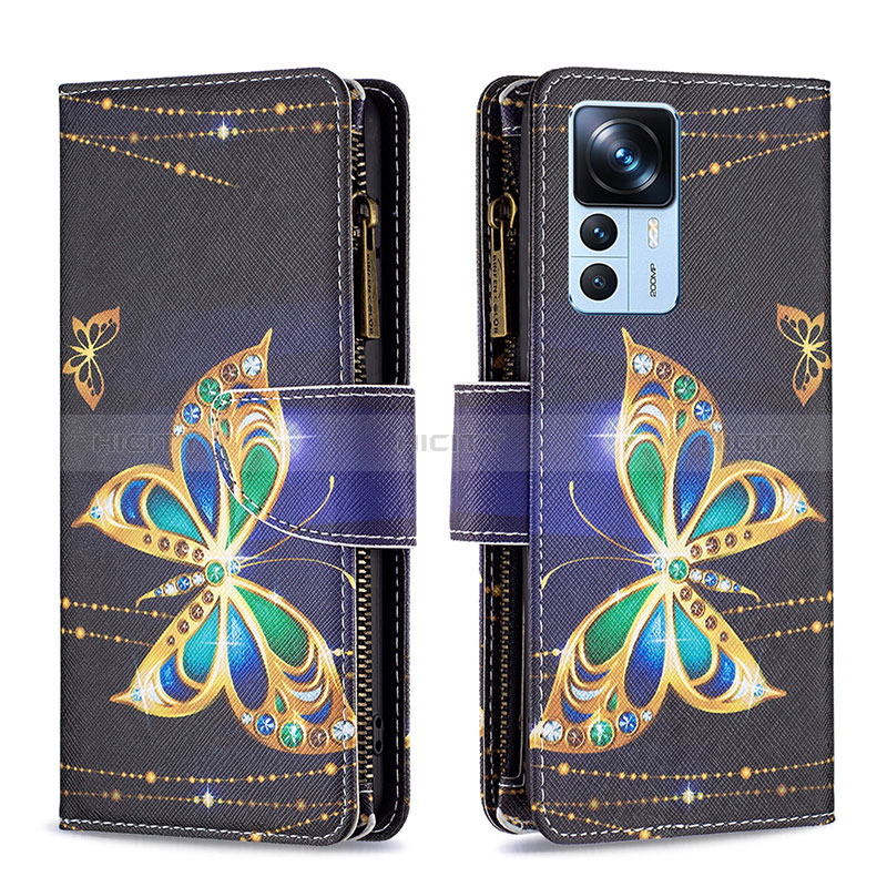 Funda de Cuero Cartera con Soporte Patron de Moda Carcasa B04F para Xiaomi Redmi K50 Ultra 5G