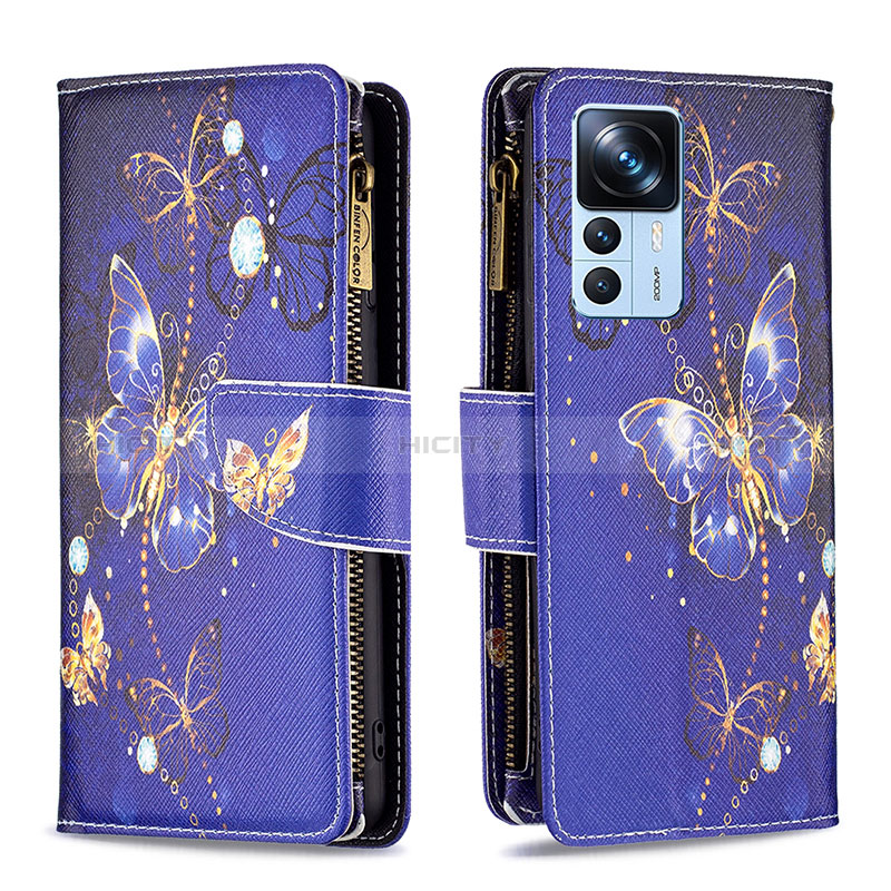 Funda de Cuero Cartera con Soporte Patron de Moda Carcasa B04F para Xiaomi Redmi K50 Ultra 5G