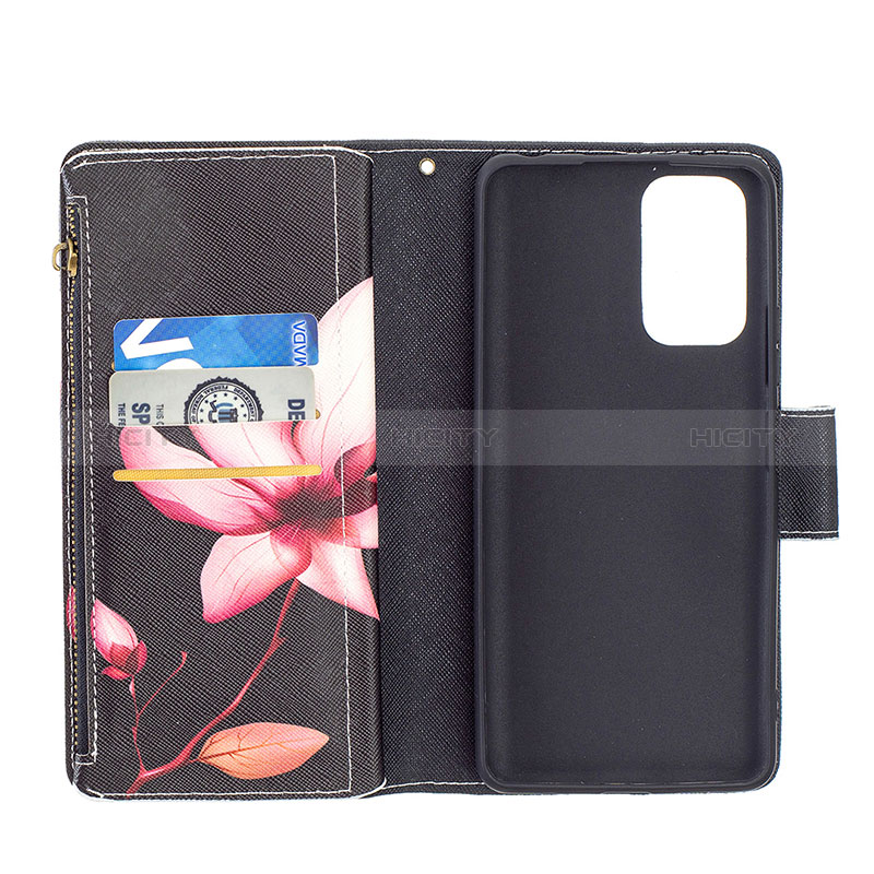 Funda de Cuero Cartera con Soporte Patron de Moda Carcasa B04F para Xiaomi Redmi Note 10 Pro Max