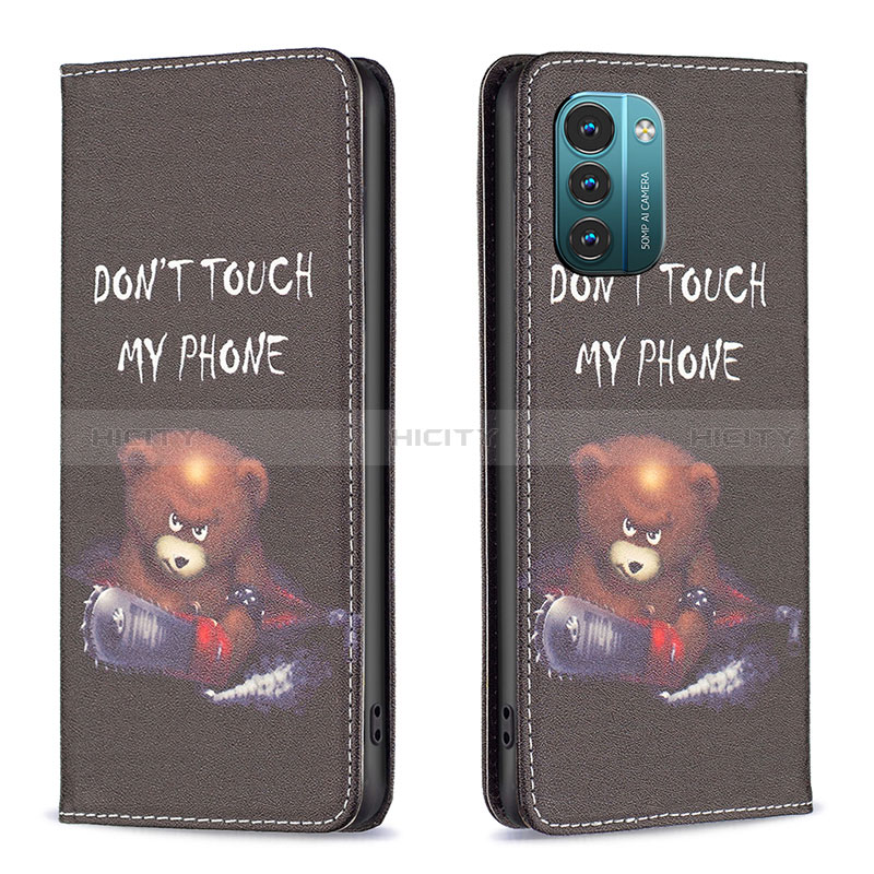 Funda de Cuero Cartera con Soporte Patron de Moda Carcasa B05F para Nokia G11