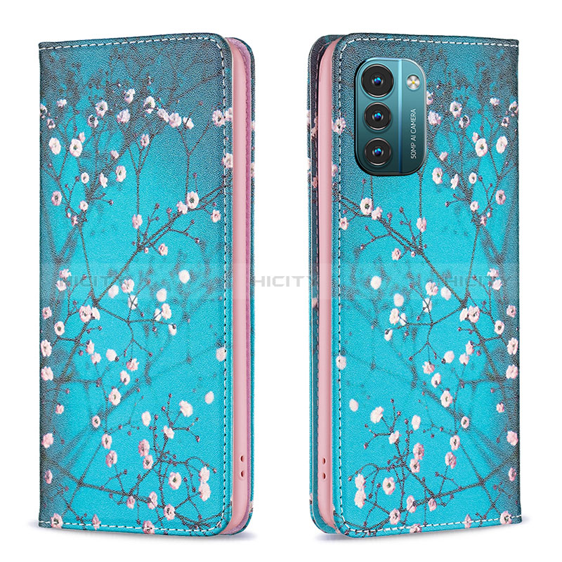 Funda de Cuero Cartera con Soporte Patron de Moda Carcasa B05F para Nokia G11