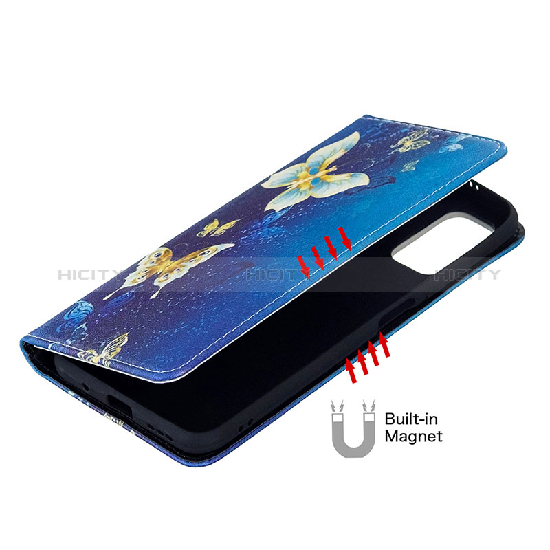 Funda de Cuero Cartera con Soporte Patron de Moda Carcasa B05F para Xiaomi POCO M3 Pro 5G