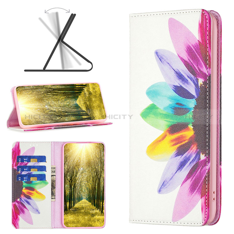 Funda de Cuero Cartera con Soporte Patron de Moda Carcasa B05F para Xiaomi Poco M4 Pro 4G