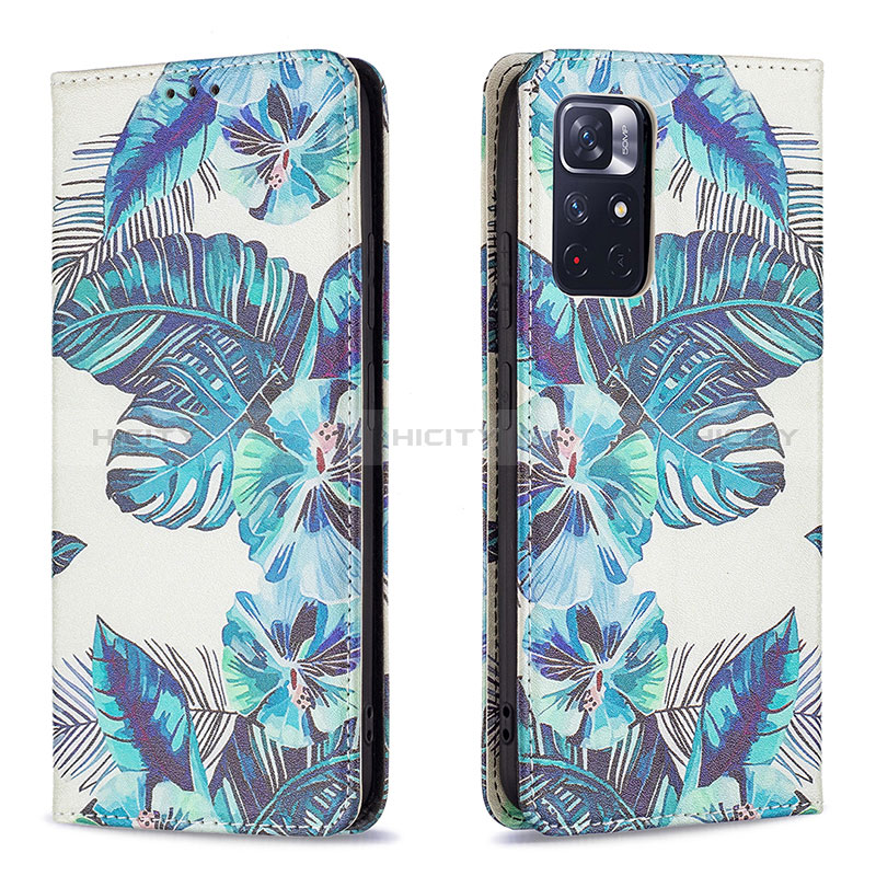 Funda de Cuero Cartera con Soporte Patron de Moda Carcasa B05F para Xiaomi Poco M4 Pro 5G