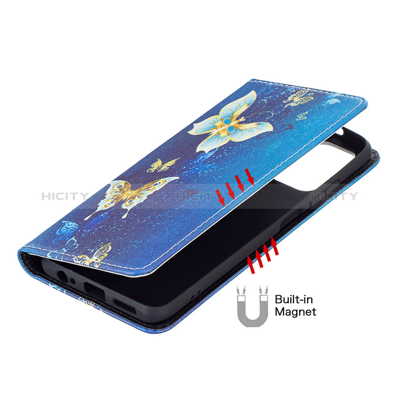 Funda de Cuero Cartera con Soporte Patron de Moda Carcasa B05F para Xiaomi Redmi Note 10 4G