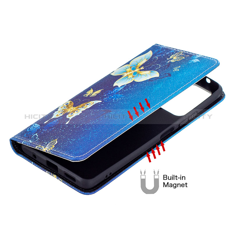 Funda de Cuero Cartera con Soporte Patron de Moda Carcasa B05F para Xiaomi Redmi Note 10 Pro 4G