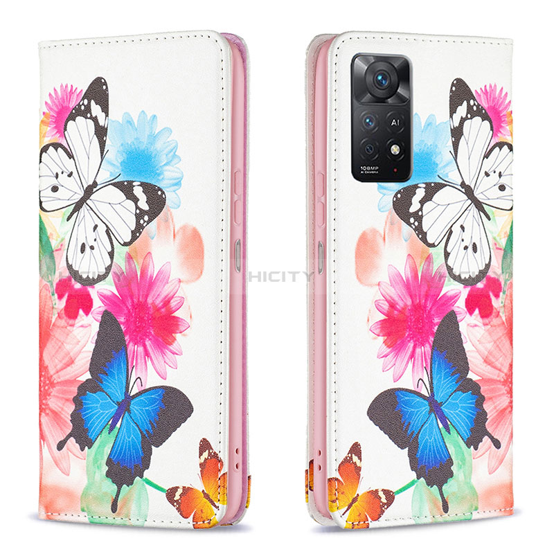 Funda de Cuero Cartera con Soporte Patron de Moda Carcasa B05F para Xiaomi Redmi Note 11 Pro 5G Vistoso