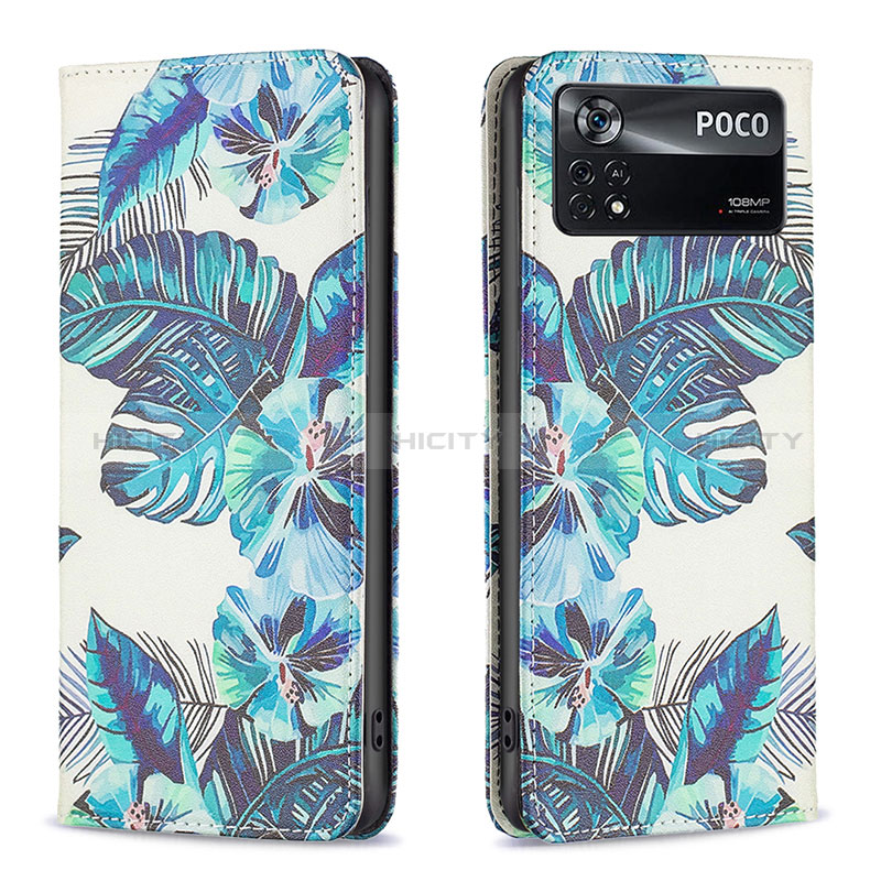 Funda de Cuero Cartera con Soporte Patron de Moda Carcasa B05F para Xiaomi Redmi Note 11E Pro 5G