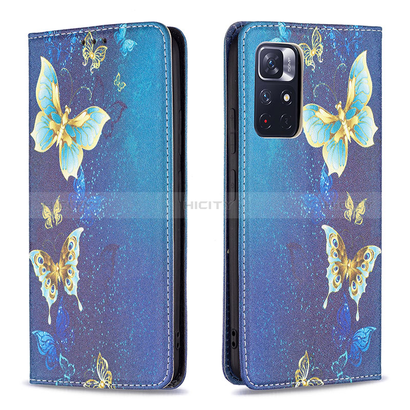 Funda de Cuero Cartera con Soporte Patron de Moda Carcasa B05F para Xiaomi Redmi Note 11T 5G