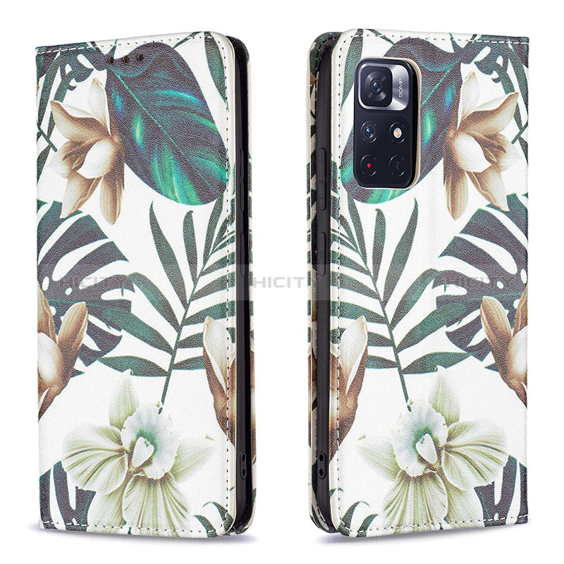 Funda de Cuero Cartera con Soporte Patron de Moda Carcasa B05F para Xiaomi Redmi Note 11T 5G