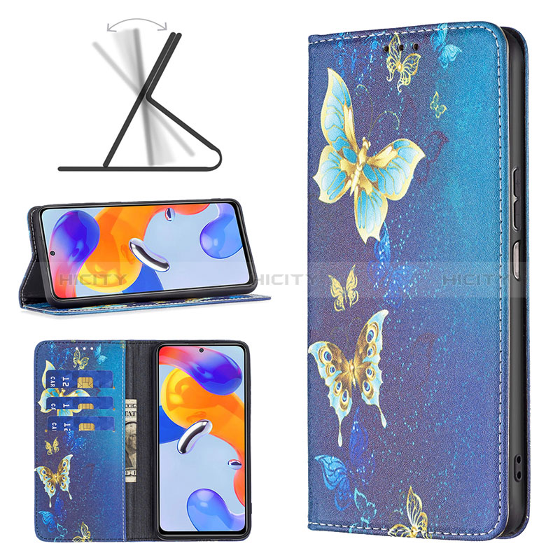 Funda de Cuero Cartera con Soporte Patron de Moda Carcasa B05F para Xiaomi Redmi Note 12 Pro 4G