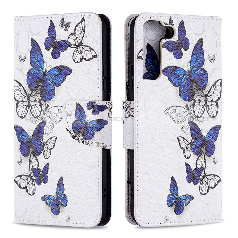 Funda de Cuero Cartera con Soporte Patron de Moda Carcasa B09F para Samsung Galaxy S24 5G