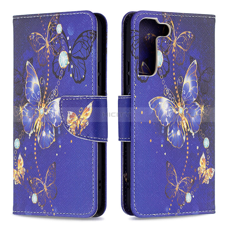 Funda de Cuero Cartera con Soporte Patron de Moda Carcasa B09F para Samsung Galaxy S24 5G