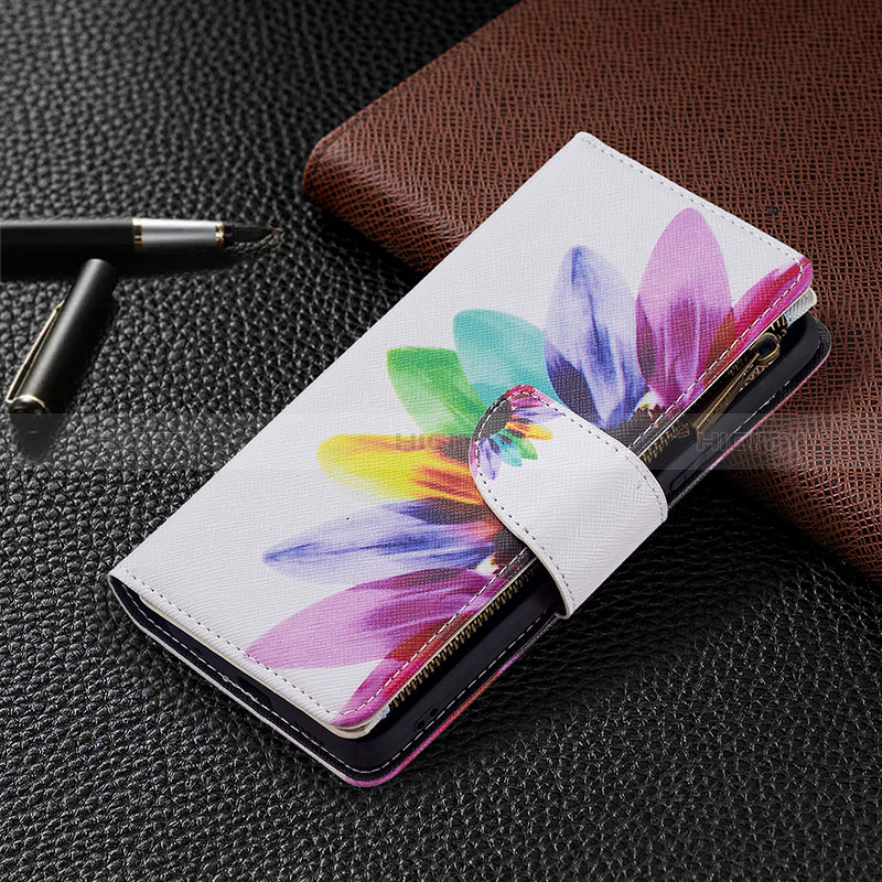 Funda de Cuero Cartera con Soporte Patron de Moda Carcasa BF3 para Xiaomi Redmi Note 10 Pro 4G Multicolor