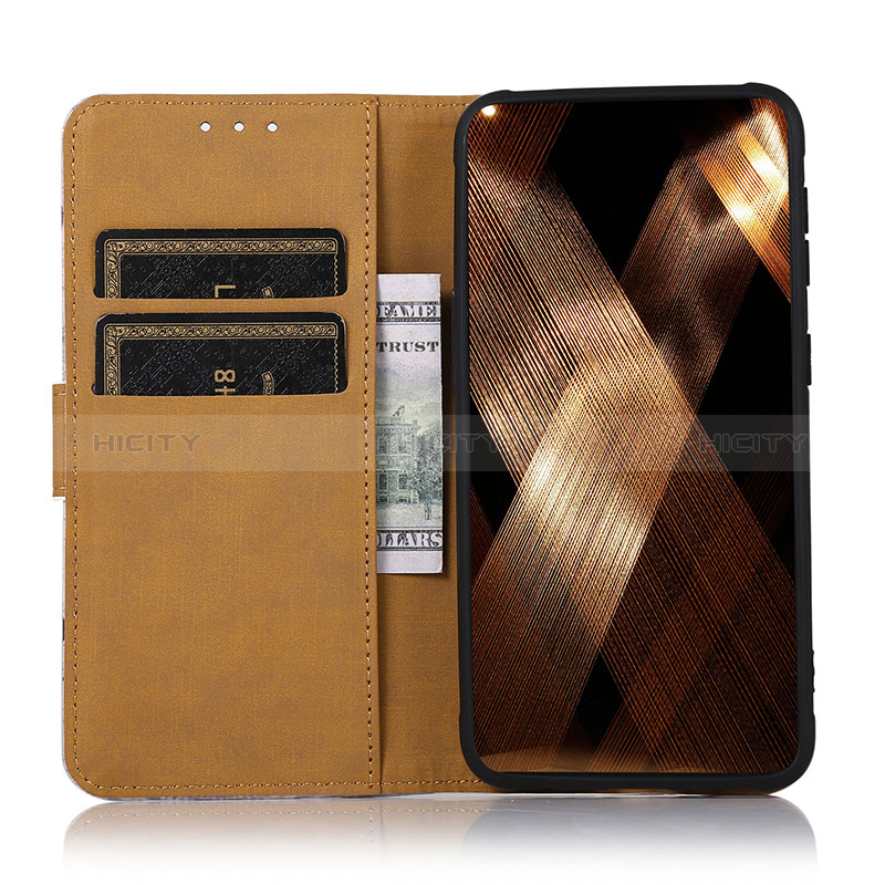 Funda de Cuero Cartera con Soporte Patron de Moda Carcasa D02Y para Huawei Honor X6a