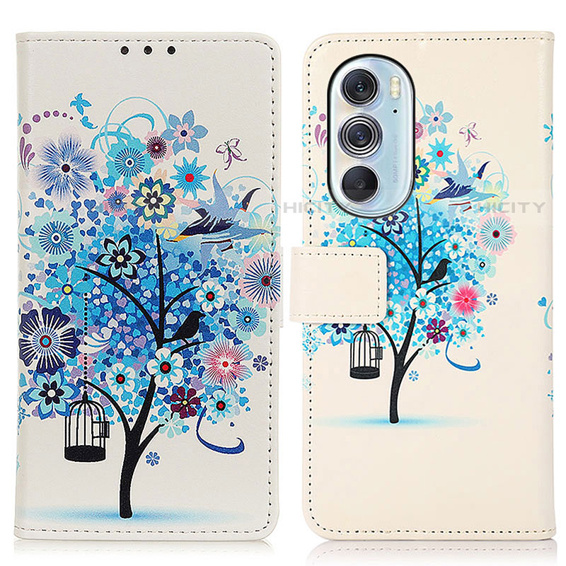 Funda de Cuero Cartera con Soporte Patron de Moda Carcasa D02Y para Motorola Moto Edge Plus (2022) 5G