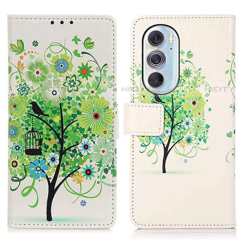 Funda de Cuero Cartera con Soporte Patron de Moda Carcasa D02Y para Motorola Moto Edge Plus (2022) 5G