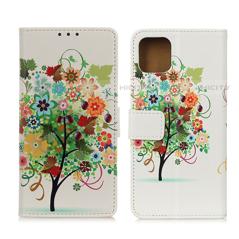 Funda de Cuero Cartera con Soporte Patron de Moda Carcasa D02Y para Motorola Moto G100 5G