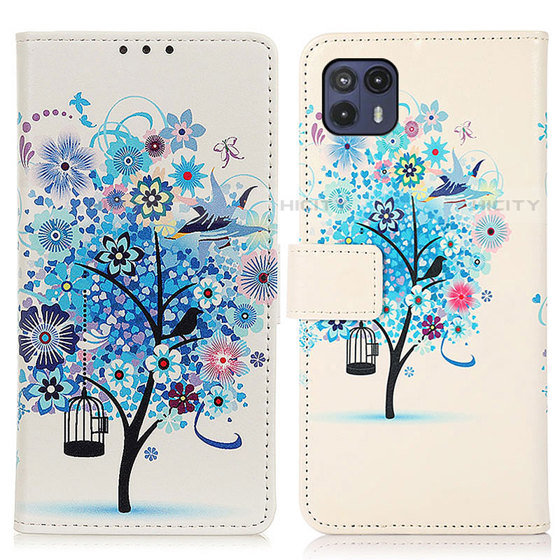 Funda de Cuero Cartera con Soporte Patron de Moda Carcasa D02Y para Motorola Moto G50 5G