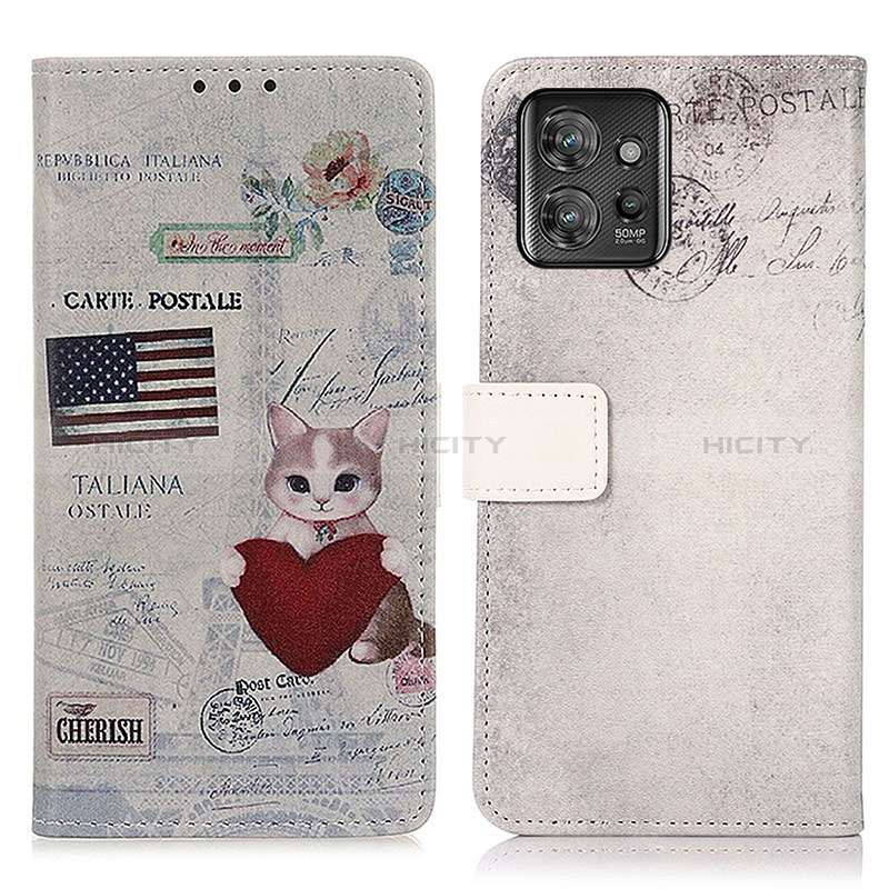 Funda de Cuero Cartera con Soporte Patron de Moda Carcasa D02Y para Motorola ThinkPhone 5G