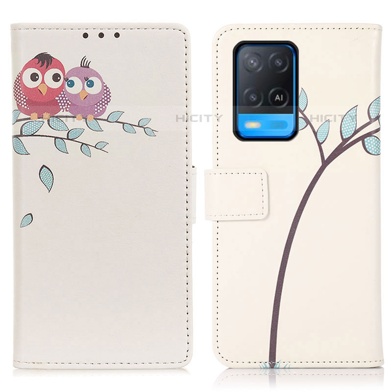 Funda de Cuero Cartera con Soporte Patron de Moda Carcasa D02Y para Oppo A54 4G