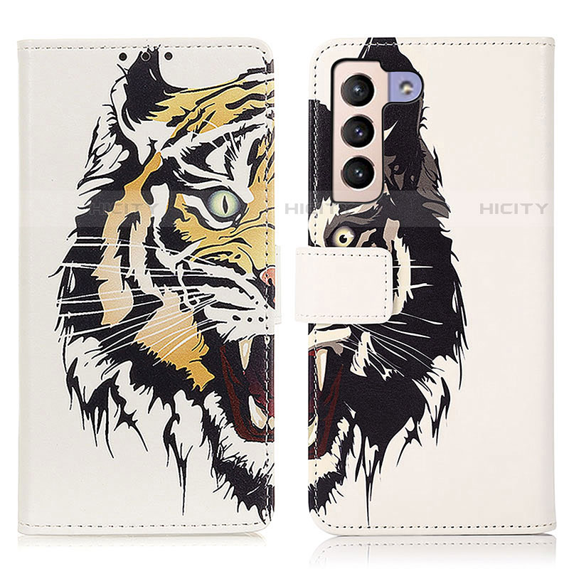 Funda de Cuero Cartera con Soporte Patron de Moda Carcasa D02Y para Samsung Galaxy S22 5G