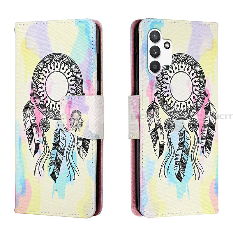 Funda de Cuero Cartera con Soporte Patron de Moda Carcasa H01X para Samsung Galaxy A13 4G Vistoso