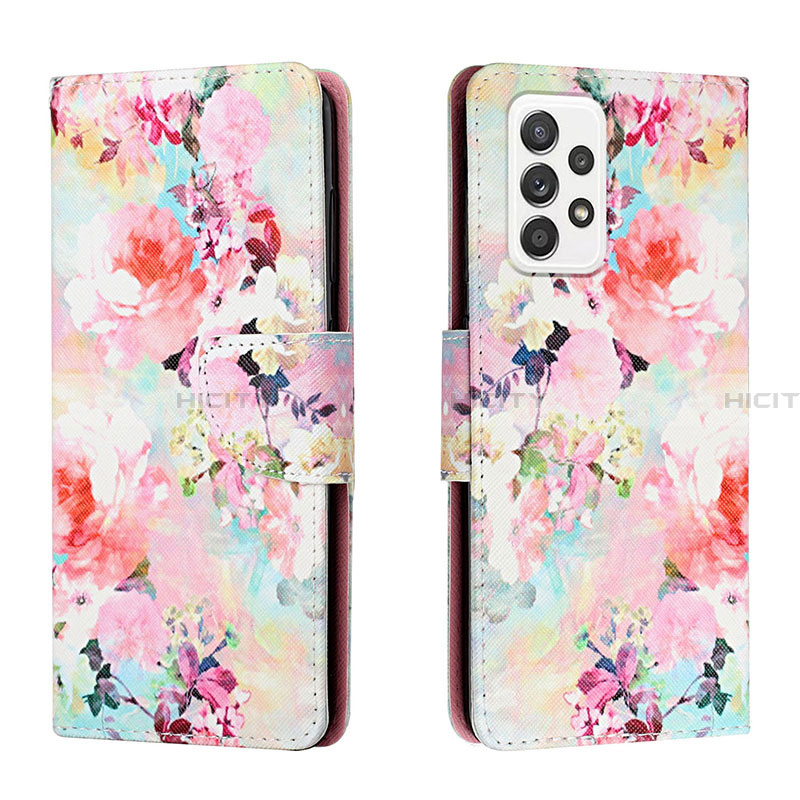 Funda de Cuero Cartera con Soporte Patron de Moda Carcasa H01X para Samsung Galaxy A33 5G