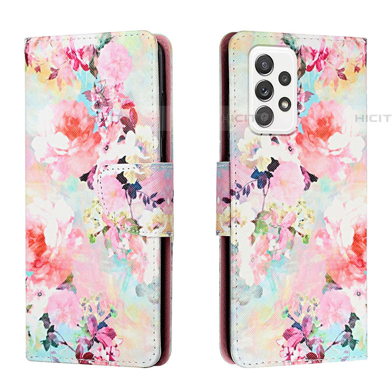 Funda de Cuero Cartera con Soporte Patron de Moda Carcasa H01X para Samsung Galaxy A53 5G