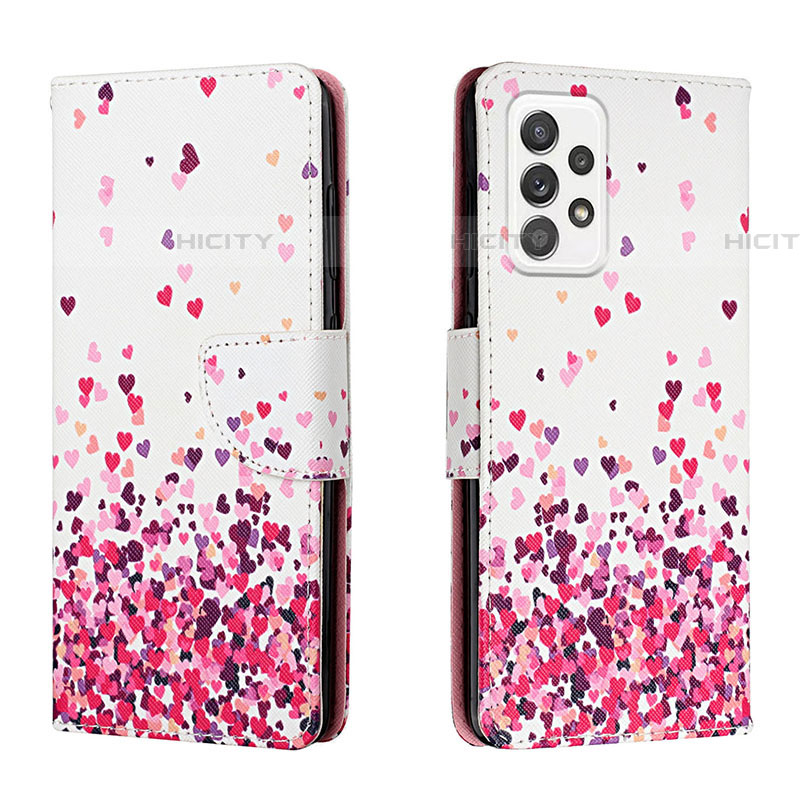 Funda de Cuero Cartera con Soporte Patron de Moda Carcasa H01X para Samsung Galaxy A53 5G