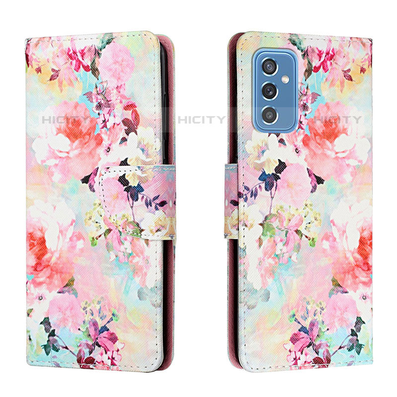 Funda de Cuero Cartera con Soporte Patron de Moda Carcasa H01X para Samsung Galaxy M52 5G