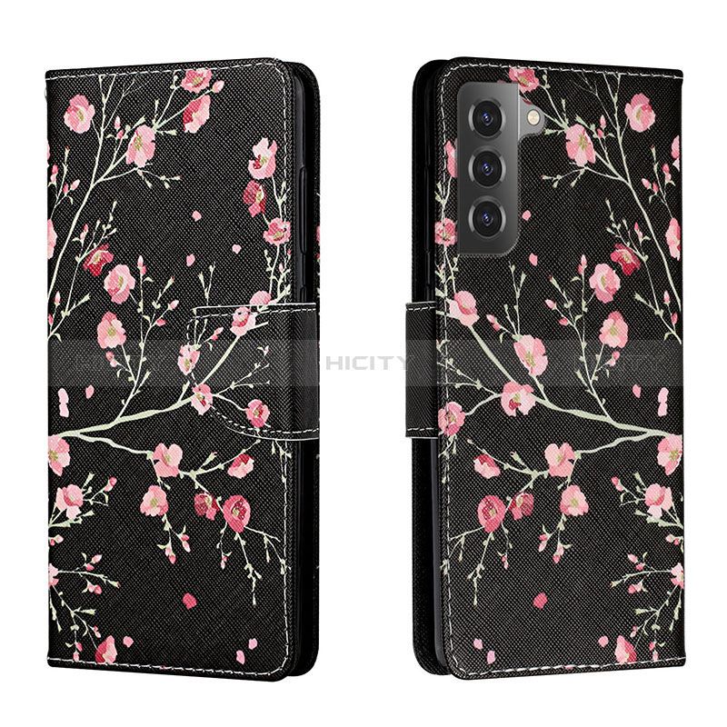 Funda de Cuero Cartera con Soporte Patron de Moda Carcasa H01X para Samsung Galaxy S22 Plus 5G