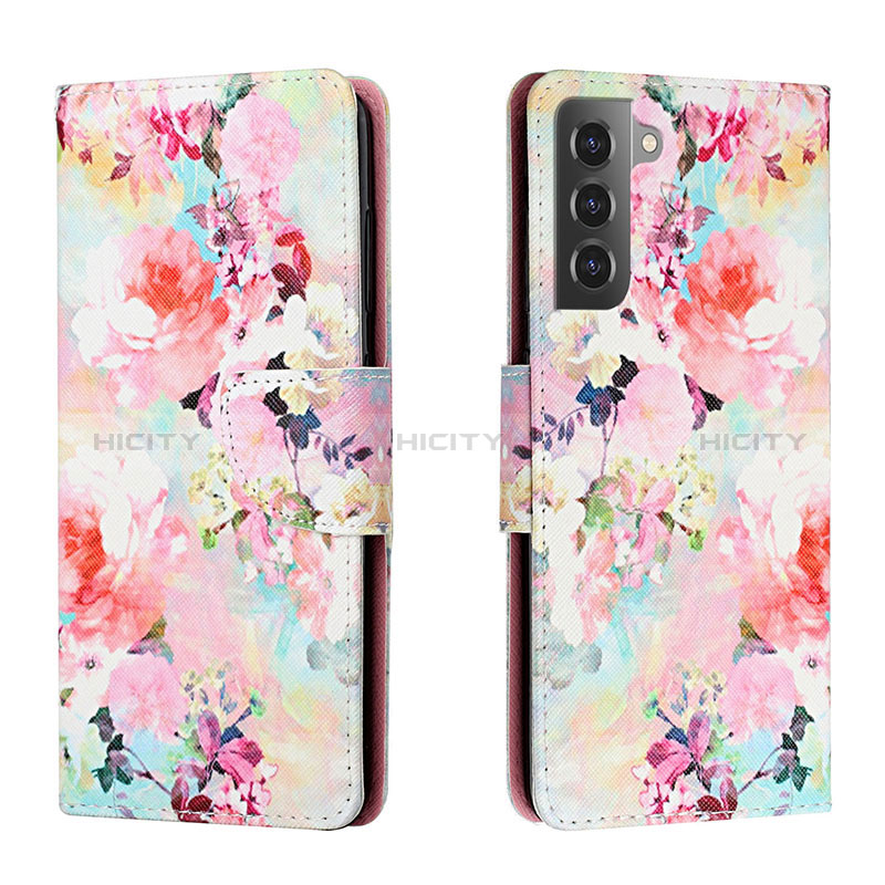 Funda de Cuero Cartera con Soporte Patron de Moda Carcasa H01X para Samsung Galaxy S22 Plus 5G