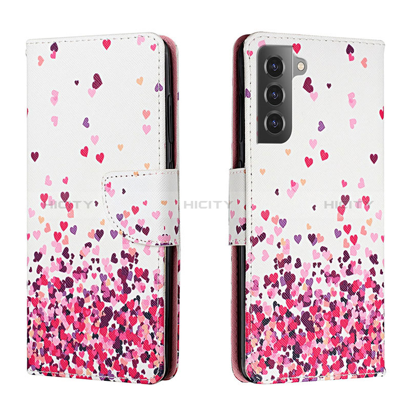 Funda de Cuero Cartera con Soporte Patron de Moda Carcasa H01X para Samsung Galaxy S22 Plus 5G