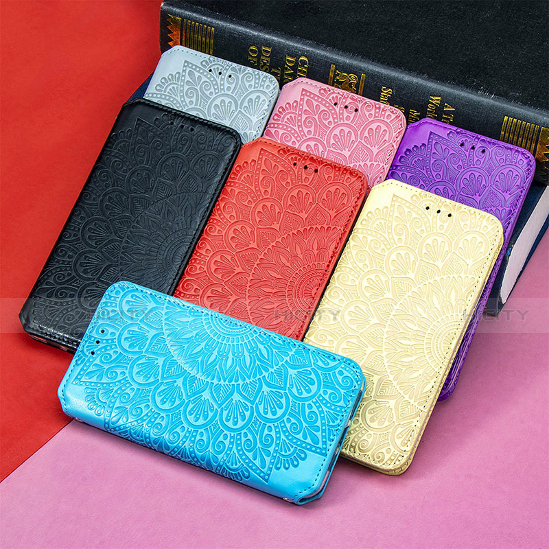 Funda de Cuero Cartera con Soporte Patron de Moda Carcasa H02 para Apple iPhone 13