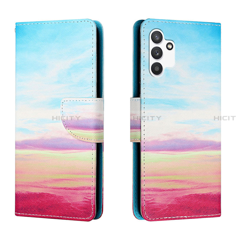 Funda de Cuero Cartera con Soporte Patron de Moda Carcasa H02X para Samsung Galaxy A13 4G