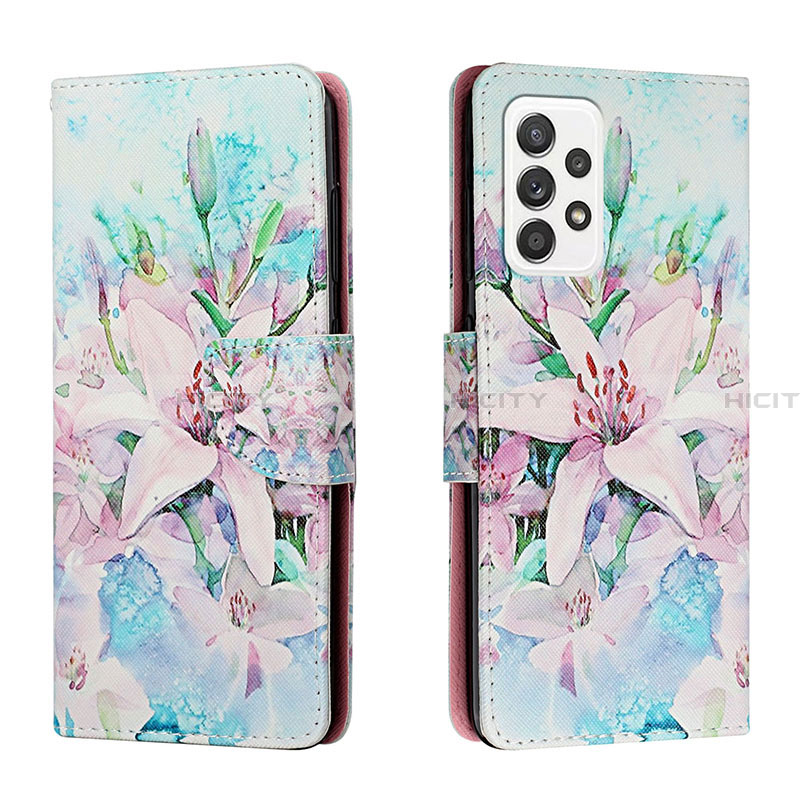 Funda de Cuero Cartera con Soporte Patron de Moda Carcasa H02X para Samsung Galaxy A33 5G