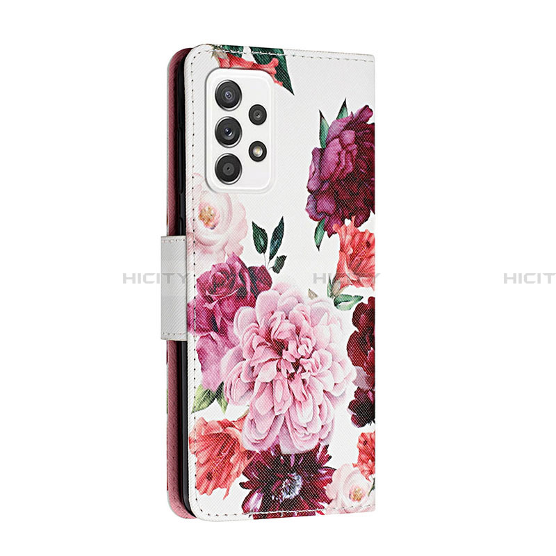 Funda de Cuero Cartera con Soporte Patron de Moda Carcasa H02X para Samsung Galaxy A33 5G