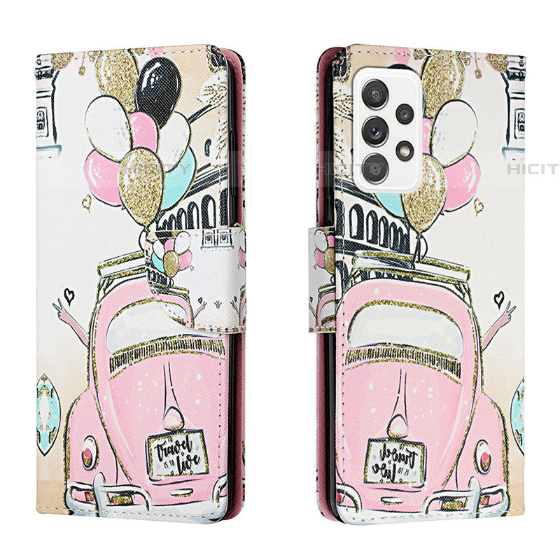 Funda de Cuero Cartera con Soporte Patron de Moda Carcasa H02X para Samsung Galaxy A53 5G