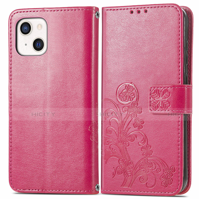 Funda de Cuero Cartera con Soporte Patron de Moda Carcasa H03 para Apple iPhone 13