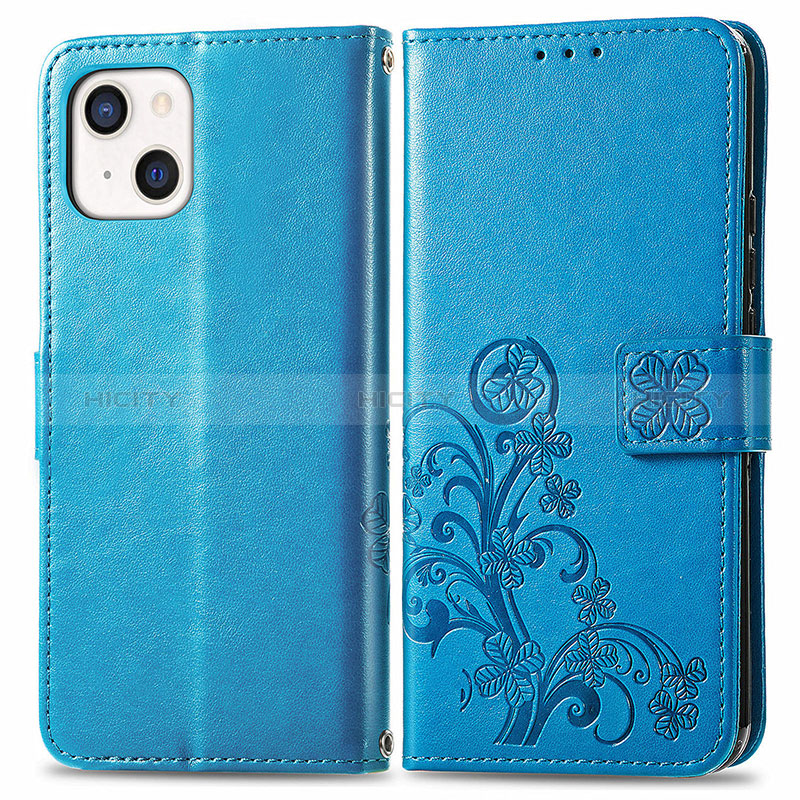 Funda de Cuero Cartera con Soporte Patron de Moda Carcasa H03 para Apple iPhone 15