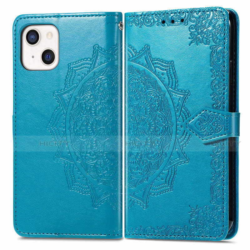 Funda de Cuero Cartera con Soporte Patron de Moda Carcasa H05 para Apple iPhone 13