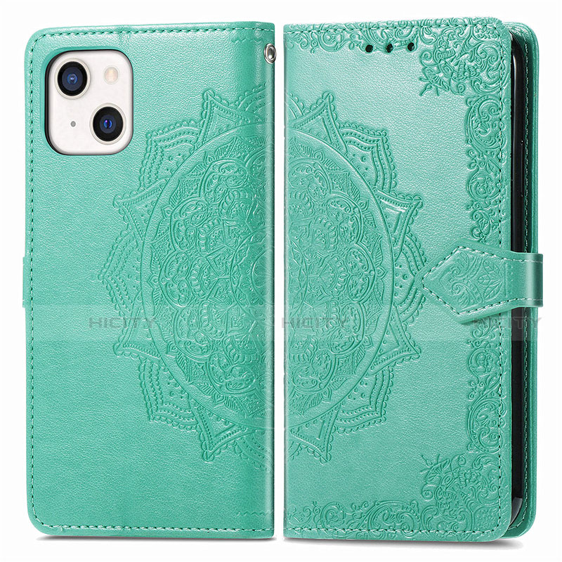 Funda de Cuero Cartera con Soporte Patron de Moda Carcasa H05 para Apple iPhone 13