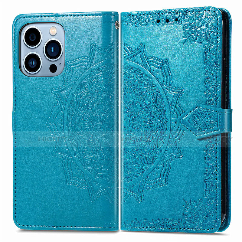 Funda de Cuero Cartera con Soporte Patron de Moda Carcasa H06 para Apple iPhone 13 Pro