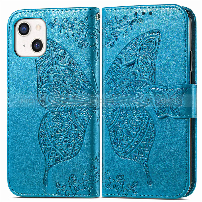 Funda de Cuero Cartera con Soporte Patron de Moda Carcasa H07 para Apple iPhone 15 Plus