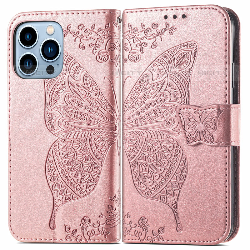 Funda de Cuero Cartera con Soporte Patron de Moda Carcasa H07 para Apple iPhone 16 Pro