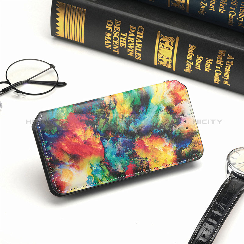 Funda de Cuero Cartera con Soporte Patron de Moda Carcasa H10 para Apple iPhone 15 Plus